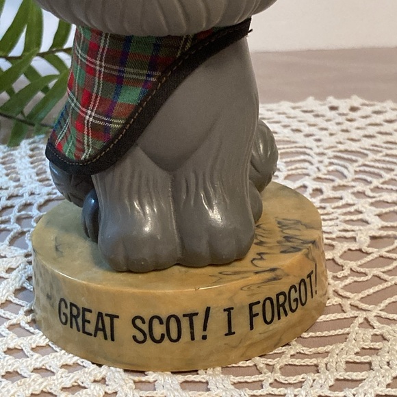 Vintage Dakin Scottish Terrier Dressed In Tartan Plaid - Picture 6 of 13